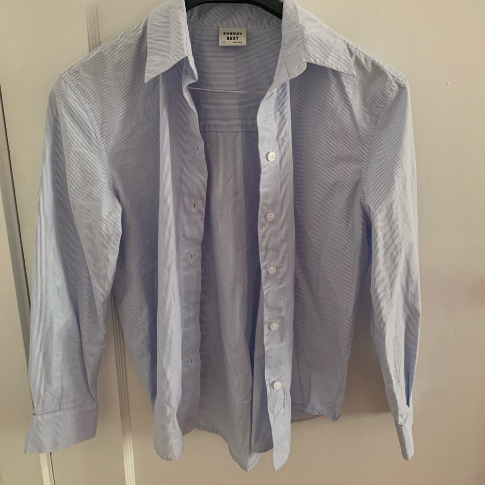 Aritzia Sunday Best Button Down Top